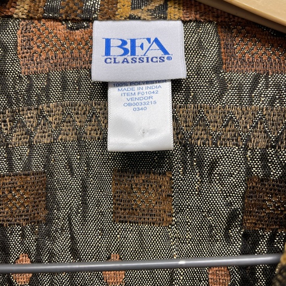 Women’s Jacket Geometric Design Size PL - Picture 3 of 3